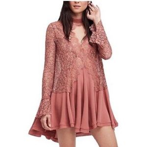 Free People Secret Origins Lace Tunic